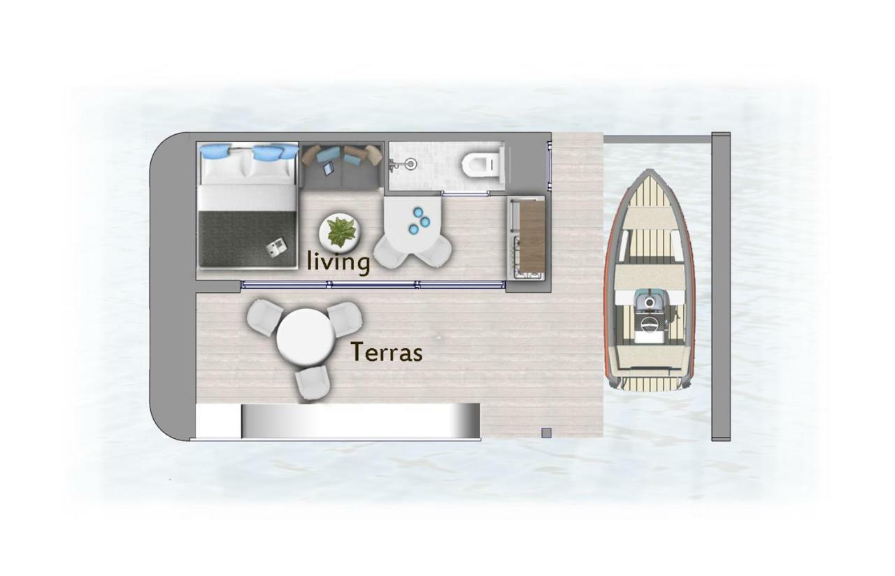 Villa Tinyfloat Andijk Esterno foto